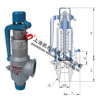 A27H、A27W、A27Y彈簧微啟式外螺紋安全閥
